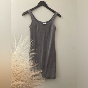 H&M grey bodycon dress